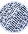 Aztec Round Towel from Twine Home Store